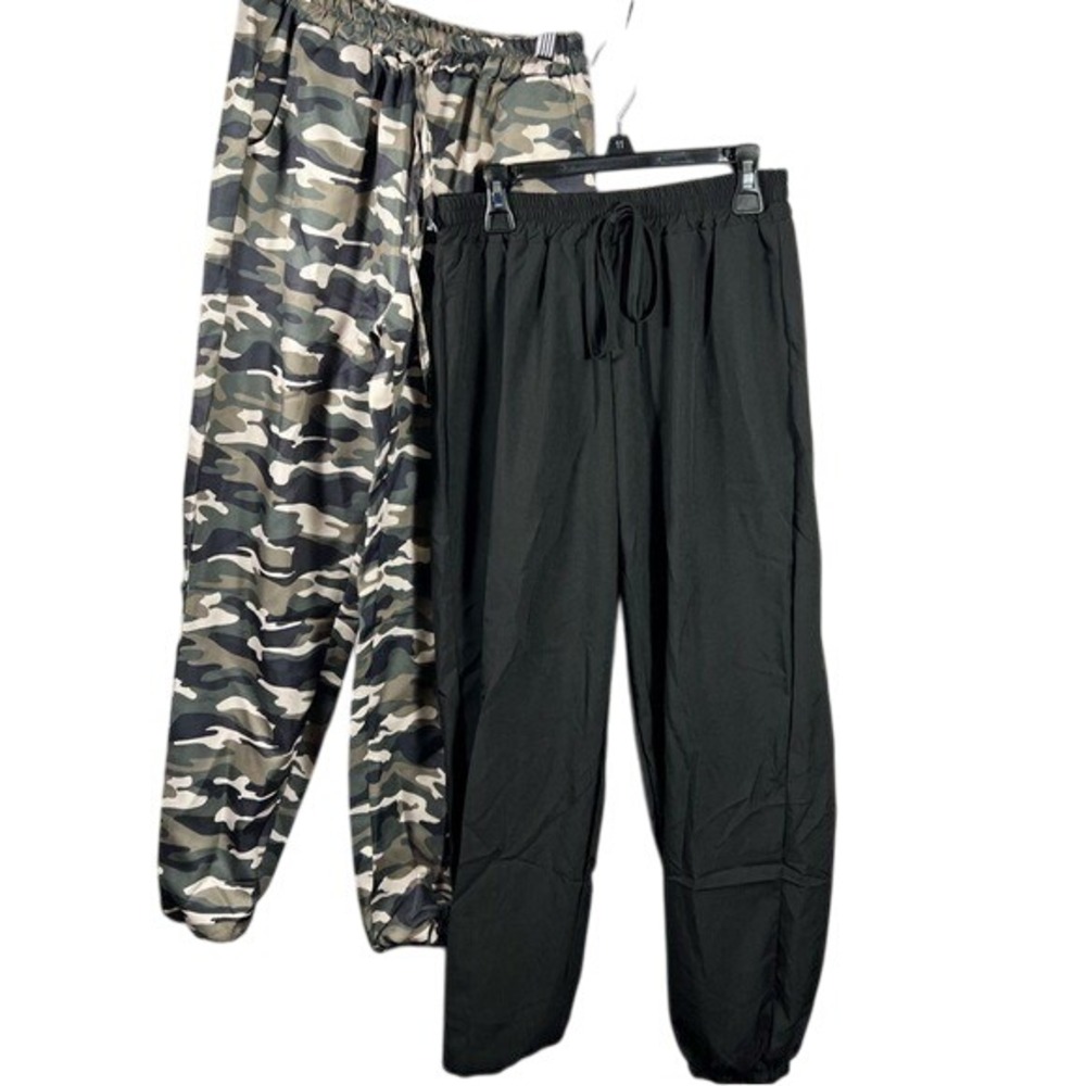 Elastic Waist & Ankles Women's Joggers Size Medium